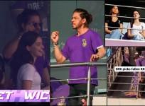 SRK picks up discarded KKR flags after last night's IPL match