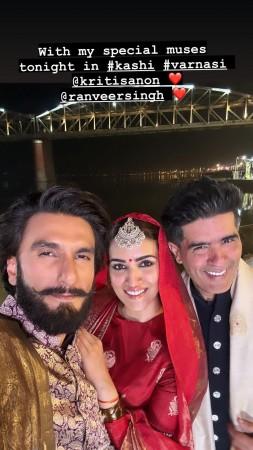 Ranveer Singh, Kriti Sanon walk the ramp for Manish Malhotra in Kashi Ranveer Singh, Kriti Sanon walk the ramp for Manish Malhotra in Kashi