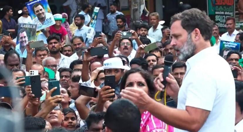 Congress Trying To Save Indian Constitution: Rahul Gandhi In Kerala Roadshow Congress Trying To Save Indian Constitution: Rahul Gandhi In Kerala Roadshow