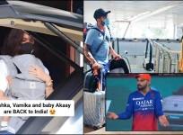 Anushka Sharma returns to India, reveals newborn son Akaay Kohli's face to paps