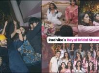 Janhvi Kapoor and other BFFs of Radhika Merchant threw a special bridal shower for Anant Ambani's to-be wife. He also made an appearance at the party.
