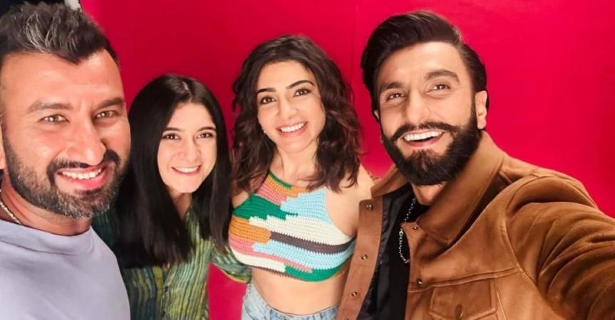 Ranveer, Samantha, and Pujara