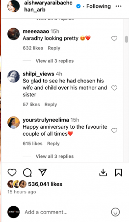 Abhishek-Aishwarya's 17th anniversary photo with Aaradhya is picture-perfect Comments