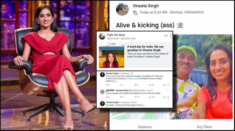 The Shark Tank India judge shared a screenshot of a misleading report with the headline, The Shark Tank India judge shared a screenshot of a misleading report with the headline,