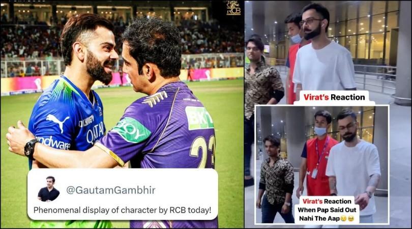 No-ball Controversy: Angry Virat Kohli AVOIDS paps as they tell him he was NOT out during KKR match; Gautam Gambir congratulates RCB No-ball Controversy: Angry Virat Kohli AVOIDS paps as they tell him he was NOT out during KKR match; Gautam Gambir congratulates RCB