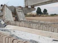 Under-construction bridge