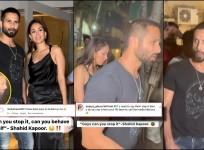 'Stop it, behave yourself': Angry Shahid Kapoor shouts at paps for clicking him and wife Mira; fans say 'rude, so much attitude'