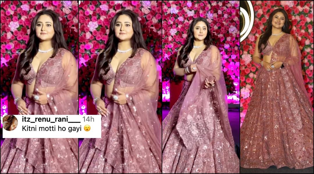 Bursting out of her outfit': Rashami Desai opts for tight-fitted blouse;  gets body shamed for her appearance at Arti Singh's sangeet - IBTimes India