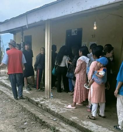 Repolling underway in eight polling stations in Arunachal amid heavy security Repolling underway in eight polling stations in Arunachal amid heavy security