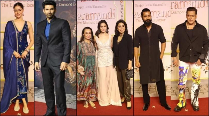 Alia Bhatt poses with mom Soni, MIL Neetu, Salman Khan greets paps amid heavy security Alia Bhatt poses with mom Soni, MIL Neetu, Salman Khan greets paps amid heavy secuity