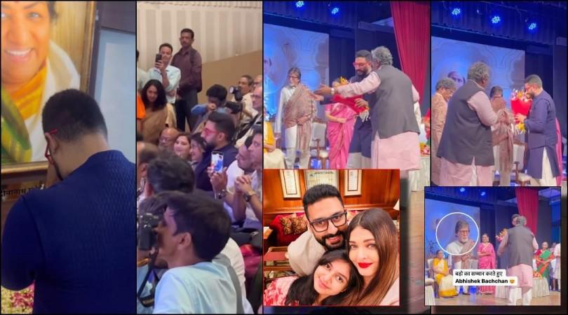 'Feel very fortunate', Amitabh Bachchan receives Lata Deenanath Mangeshkar Puraskar 'Feel very fortunate', Amitabh Bachchan receives Lata Deenanath Mangeshkar Puraskar
