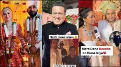 Kashmera touches Govinda's feet as he arrived to bless Aarti Singh for her wedding; Krushna gets teary-eyed; fans ask 'where is Sunita mami?'