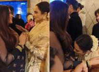 Rekha blesses mom-to-be Richa Chadha, gives her baby bump a kiss