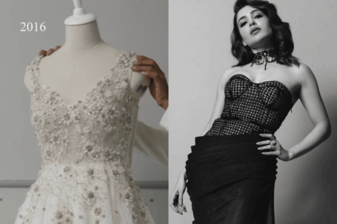 Samantha Ruth Prabhu wedding gown repurposed Samantha Ruth Prabhu wedding gown repurposed