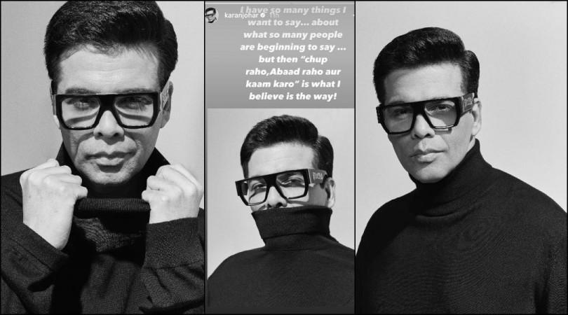 Karan Johar drops yet another cryptic post about what people are 'Beginning to Say' Karan Johar drops yet another cryptic post about what people are 'Beginning to Say'