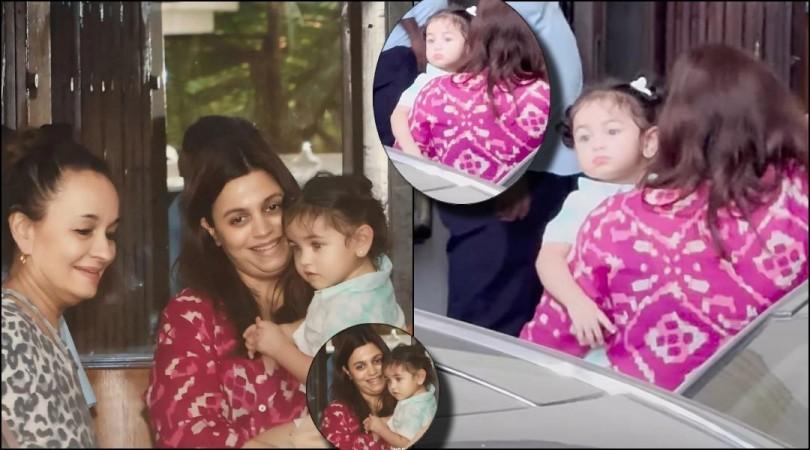 Raha enjoys with maasi Shaheen and nani Soni Raha enjoys with maasi Shaheen and nani Soni