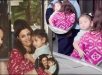Raha enjoys with maasi Shaheen and nani Soni