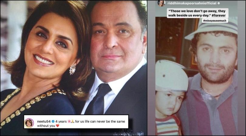 Neetu Kapoor remembers Rishi Kapoor on his 4th death anniversary Neetu Kapoor remembers Rishi Kapoor on his 4th death anniversary