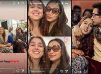 Rani Mukerji meets Aamir Khan 'after so long', clicks selfies with his daughter Ira Khan.
