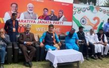 BJP leaders in Kashmir