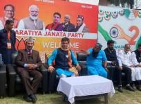 BJP leaders in Kashmir