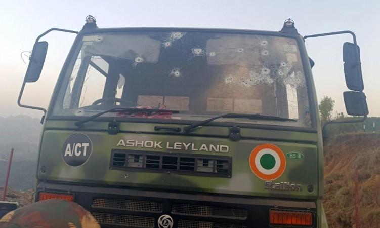 Air Force soldier killed, 4 injured in terror attack on IAF convoy in Poonch Air Force soldier killed, 4 injured in terror attack on IAF convoy in Poonch