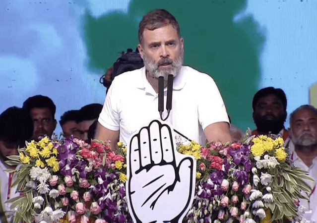 Rahul Dares PM Modi To Promise Removal Of 50 Pc Quota Limit, Says 'Cong Will Do If Voted To Power' Rahul Dares PM Modi To Promise Removal Of 50 Pc Quota Limit, Says 'Cong Will Do If Voted To Power'