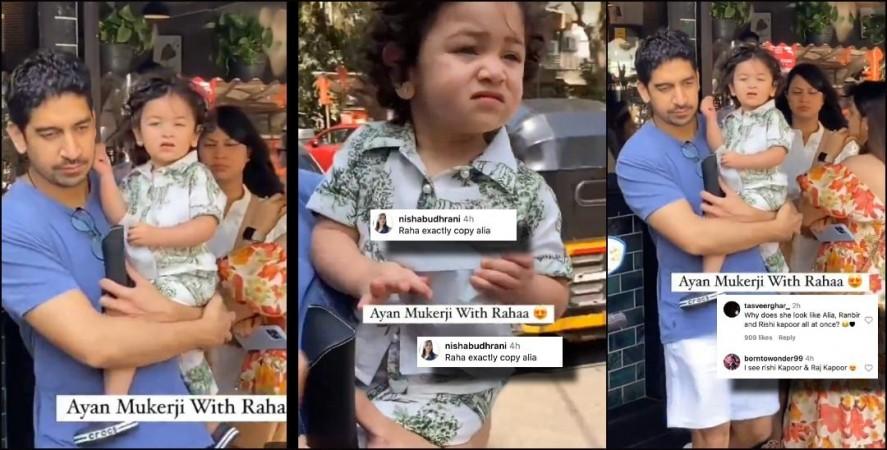 Angry Ayan Mukerji tells paps to not click Raha as he steps out with Raha in Alia Bhatt's absence [ Angry Ayan Mukerji tells paps to not click Raha as he steps out with Raha in Alia Bhatt's absence