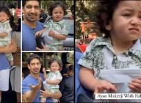 Angry Ayan Mukerji tells paps to not click Raha as he steps out with Raha in Alia Bhatt's absence