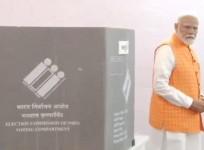 Modi casts his vote