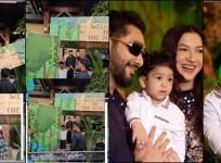 BMC dismantles jungle theme decor at Gauahar Khan's son Zehaan's birthday party ; Zaid abides by Mumbai civic body rules