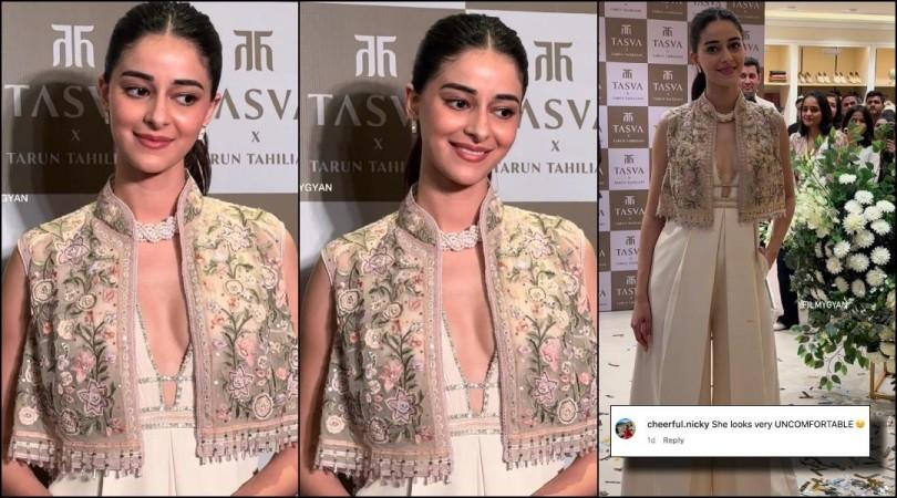 'Looks uncomfortable': Ananya Panday opts for a bold ivory outfit, tries to smile hard at an event; days after the break-up with Aditya Roy Kapur 'Looks uncomfortable': Ananya Panday opts for a bold ivory outfit, tries to smile hard at an event; days after the break-up with Aditya Roy Kapur