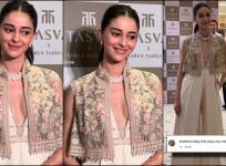 'Looks uncomfortable': Ananya Panday opts for a bold ivory outfit, tries to smile hard at an event; days after the break-up with Aditya Roy Kapur