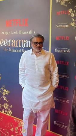 Sanjay Leela Bhansali at the success bash of heeramandi Heeramandi review: Sanjay Leela Bhansali series starring Manisha, Sonakshi, Aditi look magestic