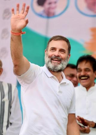Rae Bareli: Congress Leaders Rahul Gandhi And Priyanka Gandhi Vadra During A Public Meeting For The Lok Sabha Elections Rae Bareli: Congress Leaders Rahul Gandhi And Priyanka Gandhi Vadra During A Public Meeting For The Lok Sabha Elections