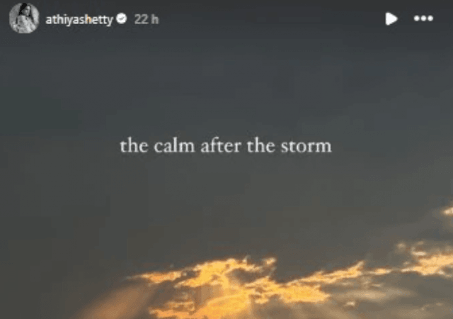 Athiya Shetty post Athiya Shetty post
