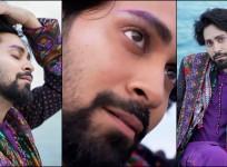 Social media influencer Ankush Bahuguna makes a statement with his inaugural Cannes appearance in Karan Torani's design; reactions to his purple shimmery eyebrow make-up