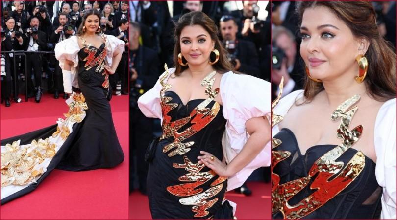 'Is this Aaradhya's art project?': Aishwarya Rai Bachchan walks the red ...