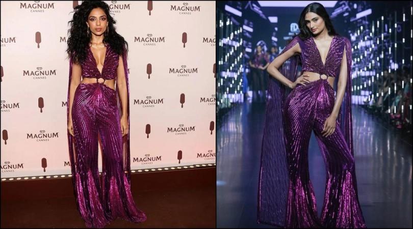 Who wore it better?' Did Sobhita Dhulipal COPY the plunging neckline purple jumpsuit at Cannes 2024 from Athiya Shetty's LFW 2023 look?