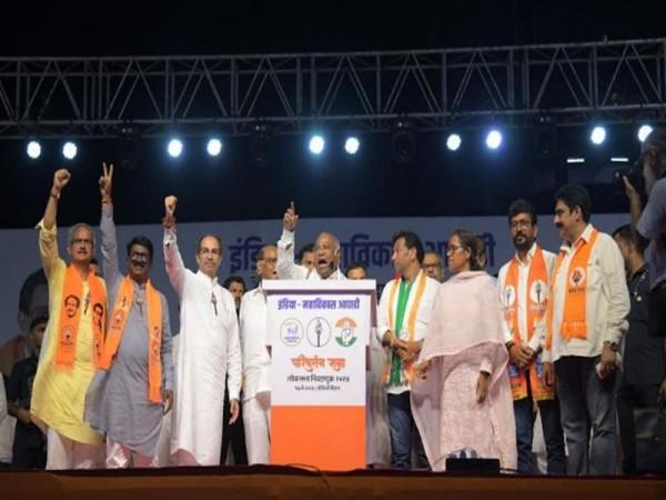 INDIA bloc calls for a vote to 'save Democracy & Constitution' in Mumbai rally INDIA bloc