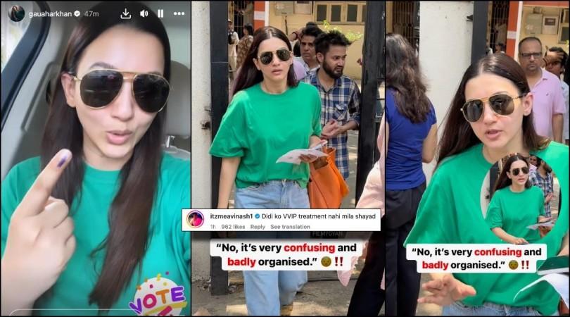 'Confusing, badly organised': Gauahar Khan slams authorities after for not find her name in voting list; flaunts inked finger post chaos 'Confusing, badly organised': Gauahar Khan slams authorities after for not find her name in voting list; flaunts inked finger post chaos