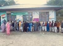 Polling in Kashmir