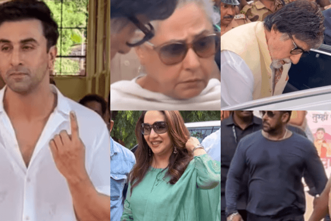 Bollywood celebs cast their vote Bollywood celebs cast their vote