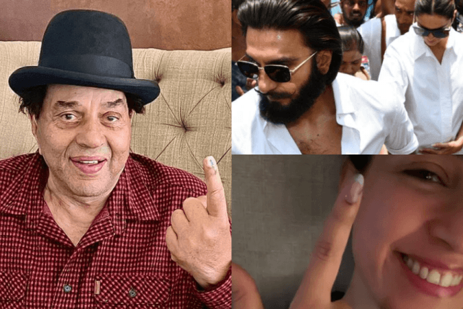 Bollywood celebs cast their vote Bollywood celebs cast their vote