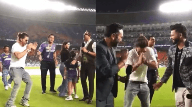 Shah Rukh Khan after KKR reaches IPL 2024 finals Shah Rukh Khan after KKR reaches IPL 2024 finals