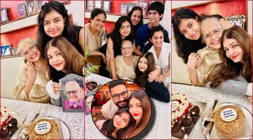 'Why is Abhishek Bachchan missing?': Fans ask Aishwarya Rai as she celebrates her mother's birthday with Aaradhya, post arm surgery; drops candid pics with maternal family [reactions]