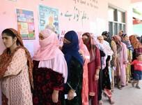 Polling in Kashmir