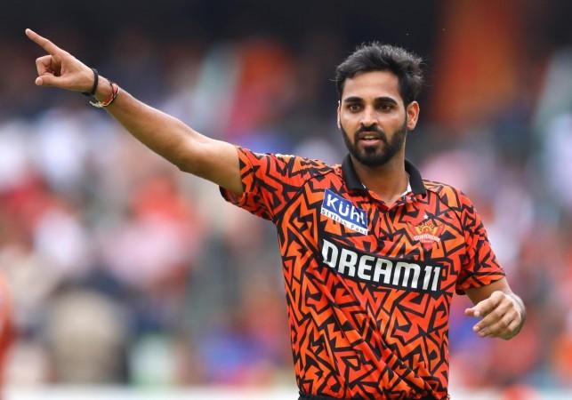 Sunrisers Hyderabad (SRH) pacer Bhuvneshwar Kumar Sunrisers Hyderabad (SRH) pacer Bhuvneshwar Kumar