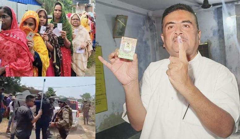 Despite violence, Bengal records 36.88% voting in 8 seats by noon Despite violence, Bengal records 36.88% voting in 8 seats by noon