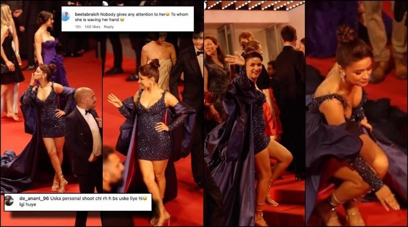 'Everyone is ignoring her, who's she waving?': Fans ask as Avneet Kaur gives flying kisses, bends down to touch the stairs of Cannes red carpet 'Everyone is ignoring her, who's she waving?': Fans ask as Avneet Kaur gives flying kisses, bends down to touch the stairs of Cannes red carpet